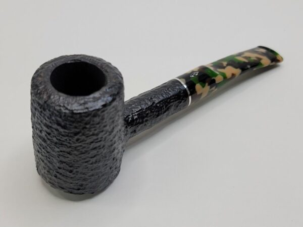 Savinelli Camouflage 310 KS Rusticated Black Poker Briar Tobacco Pipe, 6mm [SOLD OUT] - Image 9