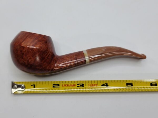Savinelli Dolomiti Smooth Light Brown 673 KS Bulldog Briar Tobacco Pipe, 6mm [SOLD OUT] - Image 17