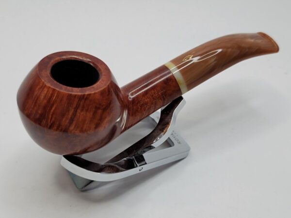 Savinelli Dolomiti Smooth Light Brown 673 KS Bulldog Briar Tobacco Pipe, 6mm [SOLD OUT] - Image 6