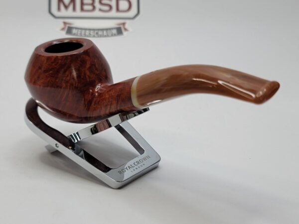 Savinelli Dolomiti Smooth Light Brown 673 KS Bulldog Briar Tobacco Pipe, 6mm [SOLD OUT] - Image 8