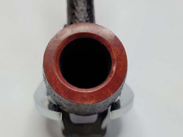 Savinelli Roma Lucite 114 KS Rusticated Billiard Briar Tobacco Pipe, 6mm, Italy [SOLD OUT] - Image 7
