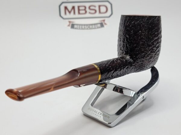 Savinelli Roma Lucite 114 KS Rusticated Billiard Briar Tobacco Pipe, 6mm, Italy [SOLD OUT] - Image 9