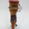Vintage Hand Made Italian Wooden Tobacco Smoking Pipe, Bearded Man - Image 3