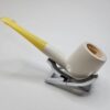 1960s Austrian Block Meerschaum Tobacco Smoking Pipe, Unsmoked, Metal Fittings [SOLD OUT] - Image 7