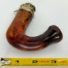 19th C.  Antique Meerschaum Meerschaum Pipe, W/ Silver, No Stem, Great Coloring [SOLD OUT] - Image 11
