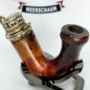 19th C.  Antique Meerschaum Meerschaum Pipe, W/ Silver, No Stem, Great Coloring [SOLD OUT] - Image 6
