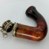 19th C.  Antique Meerschaum Meerschaum Pipe, W/ Silver, No Stem, Great Coloring [SOLD OUT] - Image 10