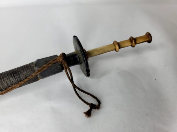 Beautiful Antique 19th Century Meerschaum Tobacco Pipe, Mounted Silver w/ Stem [SOLD OUT] - Image 9