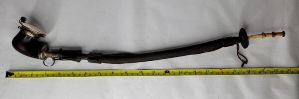 Beautiful Antique 19th Century Meerschaum Tobacco Pipe, Mounted Silver w/ Stem [SOLD OUT] - Image 10