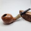 Bennie Joe Smooth Devil Anse Briar Tobacco Pipe, Ebonite [SOLD OUT] - Image 3