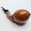Bennie Joe Smooth Devil Anse Briar Tobacco Pipe, Ebonite [SOLD OUT] - Image 5