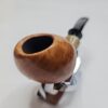 Bennie Joe Smooth Devil Anse Briar Tobacco Pipe, Ebonite [SOLD OUT] - Image 6