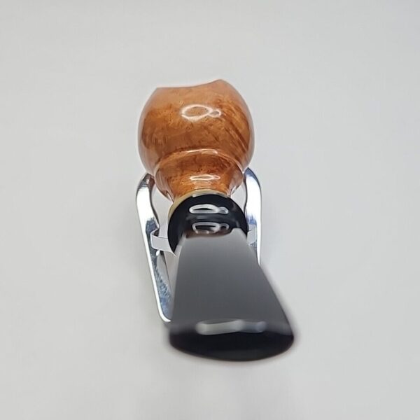 Bennie Joe Smooth Devil Anse Briar Tobacco Pipe, Ebonite [SOLD OUT] - Image 9
