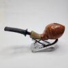 Bennie Joe Smooth Devil Anse Briar Tobacco Pipe, Ebonite [SOLD OUT] - Image 10