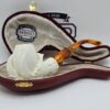 MBSD Meerschaum Block Meerschaum Claw Egg Tobacco Smoking Pipe, Case [SOLD OUT]