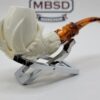 MBSD Meerschaum Block Meerschaum Claw Egg Tobacco Smoking Pipe, Case [SOLD OUT] - Image 6