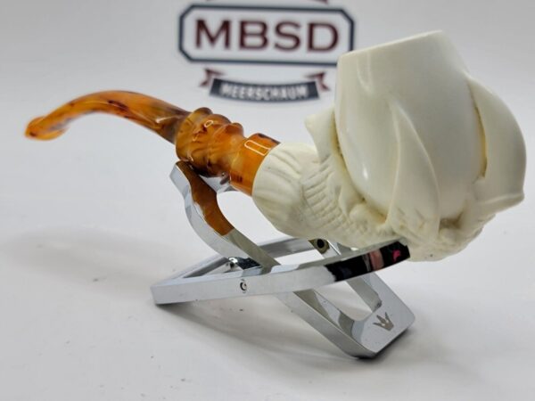 MBSD Meerschaum Block Meerschaum Claw Egg Tobacco Smoking Pipe, Case [SOLD OUT] - Image 9
