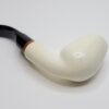 MBSD Meerschaum Deluxe Bent Brandy Block Meerschaum Tobacco Pipe, 9mm [SOLD OUT] - Image 12
