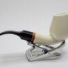 MBSD Meerschaum Deluxe Bent Brandy Block Meerschaum Tobacco Pipe, 9mm [SOLD OUT] - Image 15