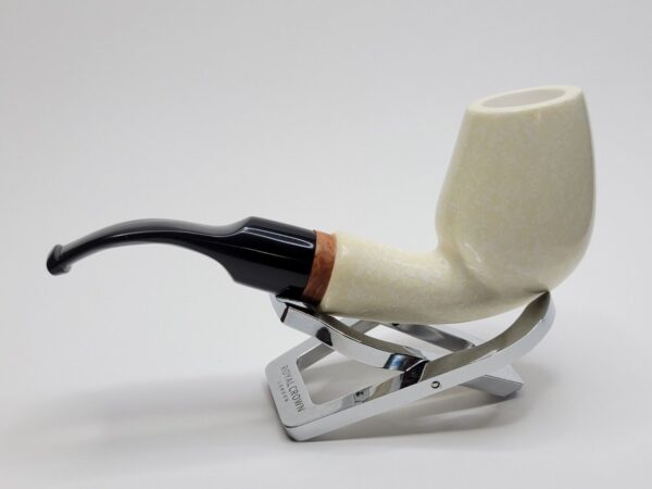 MBSD Meerschaum Deluxe Bent Brandy Block Meerschaum Tobacco Pipe, 9mm [SOLD OUT] - Image 15