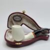 MBSD Meerschaum Deluxe Bent Brandy Block Meerschaum Tobacco Pipe, 9mm [SOLD OUT] - Image 3