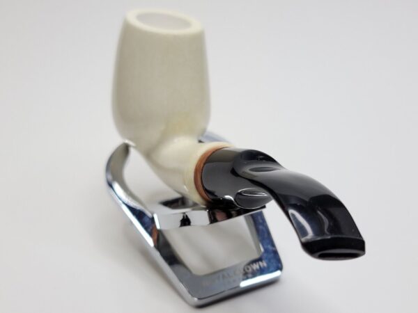 MBSD Meerschaum Deluxe Bent Brandy Block Meerschaum Tobacco Pipe, 9mm [SOLD OUT] - Image 9