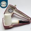 MBSD Meerschaum Deluxe Poker Sitter Block Meerschaum Tobacco Pipe, 9mm, Case [SOLD OUT]