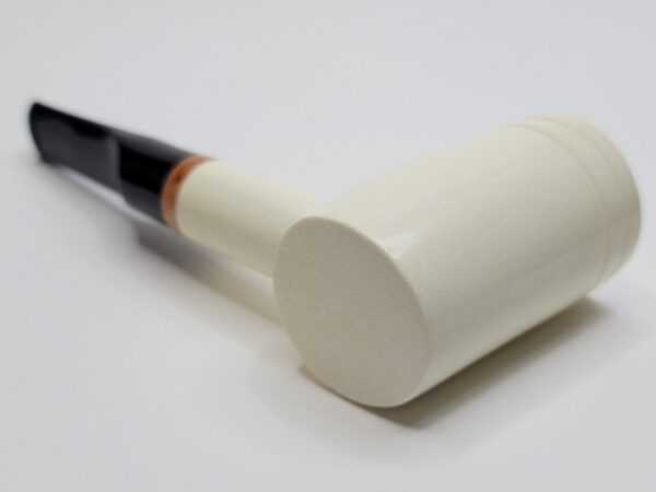 MBSD Meerschaum Deluxe Poker Sitter Block Meerschaum Tobacco Pipe, 9mm, Case [SOLD OUT] - Image 18