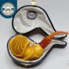 MBSD Meerschaum Masters Floral Sadik Yanik Block Meerschaum Tobacco Pipe, 9mm [SOLD OUT]