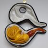 MBSD Meerschaum Masters Floral Sadik Yanik Block Meerschaum Tobacco Pipe, 9mm [SOLD OUT] - Image 6