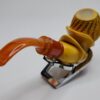 MBSD Meerschaum Masters Floral Sadik Yanik Block Meerschaum Tobacco Pipe, 9mm [SOLD OUT] - Image 9