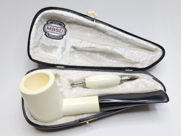 MBSD Meerschaum Masters Sadik Yanik Pot Block Meerschaum Tobacco Pipe, 9mm,... [SOLD OUT] - Image 4