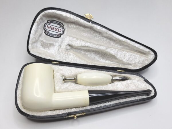 MBSD Meerschaum Masters Sadik Yanik Pot Block Meerschaum Tobacco Pipe, 9mm,... [SOLD OUT] - Image 5