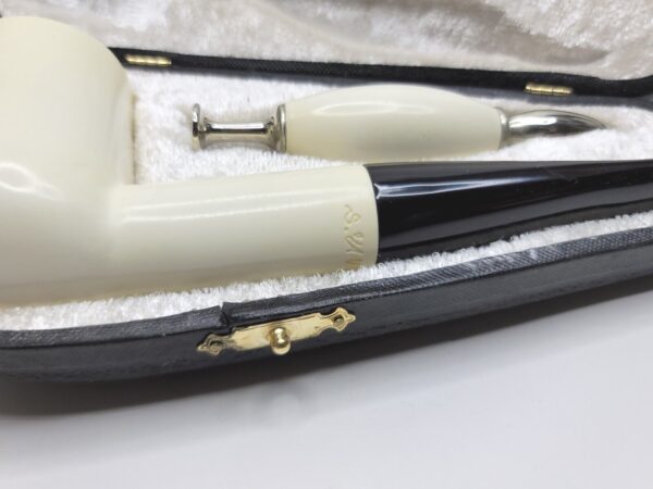 MBSD Meerschaum Masters Sadik Yanik Pot Block Meerschaum Tobacco Pipe, 9mm,... [SOLD OUT] - Image 6