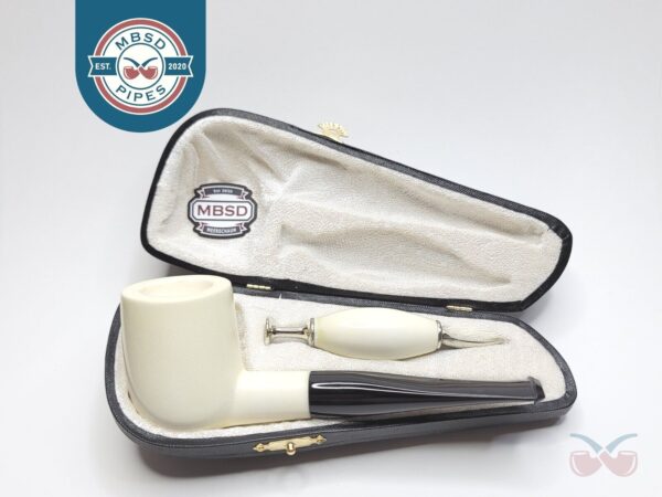 MBSD Meerschaum Masters Sadik Yanik Pot Block Meerschaum Tobacco Pipe, 9mm,... [SOLD OUT]