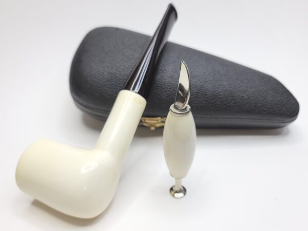MBSD Meerschaum Masters Sadik Yanik Pot Block Meerschaum Tobacco Pipe, 9mm,... [SOLD OUT] - Image 10
