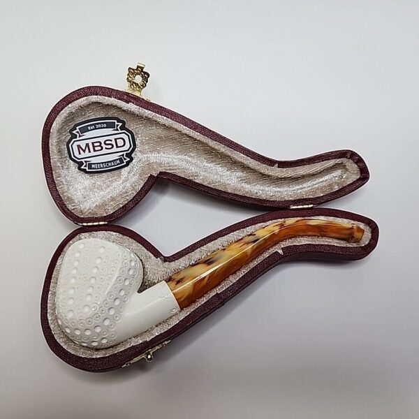 MBSD Meerschaum Panel Block Meerschaum Tobacco Smoking Pipe, Case [SOLD OUT] - Image 4