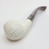 MBSD Meerschaum Small Bent Apple Lattice Block Meerschaum Tobacco Pipe, Case [SOLD OUT] - Image 10