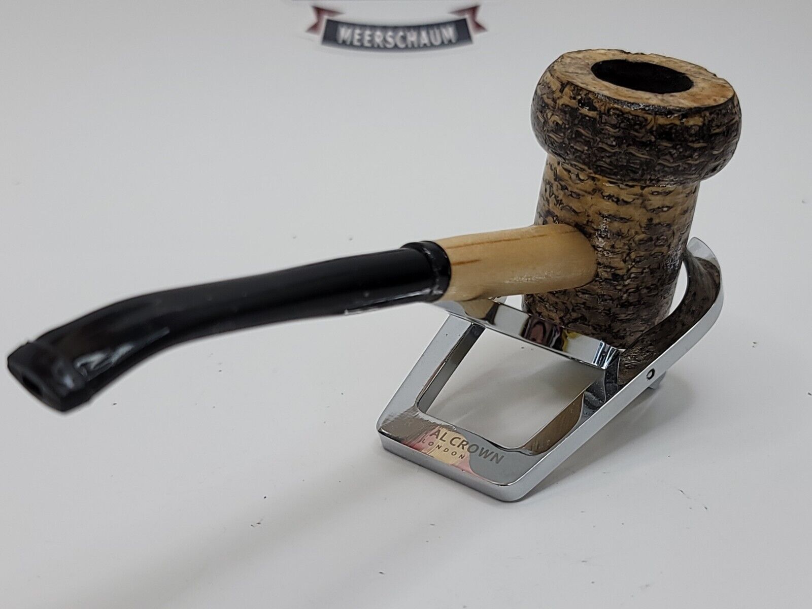 Missouri Meerschaum Patriot Bent Corn Cob Tobacco Smoking Pipe, 6mm Filter [SOLD OUT] - Image 6