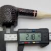 Savinelli Avorio 121 KS Rusticated Brown Pot Briar Tobacco Smoking, 6mm Filter [SOLD OUT] - Image 19