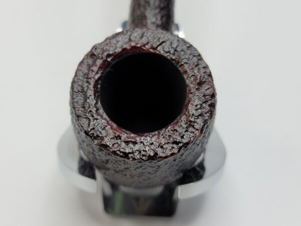 Savinelli Avorio 121 KS Rusticated Brown Pot Briar Tobacco Smoking, 6mm Filter [SOLD OUT] - Image 7