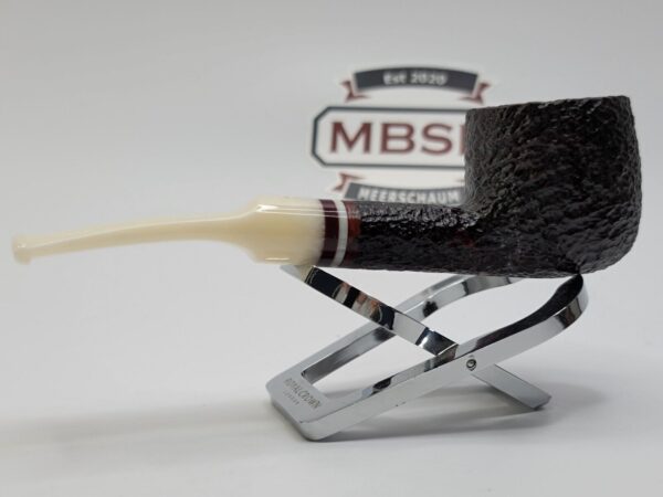 Savinelli Avorio 121 KS Rusticated Brown Pot Briar Tobacco Smoking, 6mm Filter [SOLD OUT] - Image 9