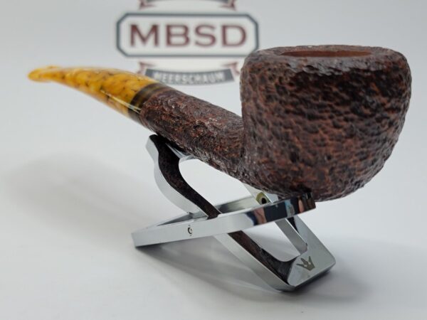 Savinelli Miele 316 KS Rusticated Bent Pot Briar Tobacco Smoking Pipe, 6mm [SOLD OUT] - Image 12