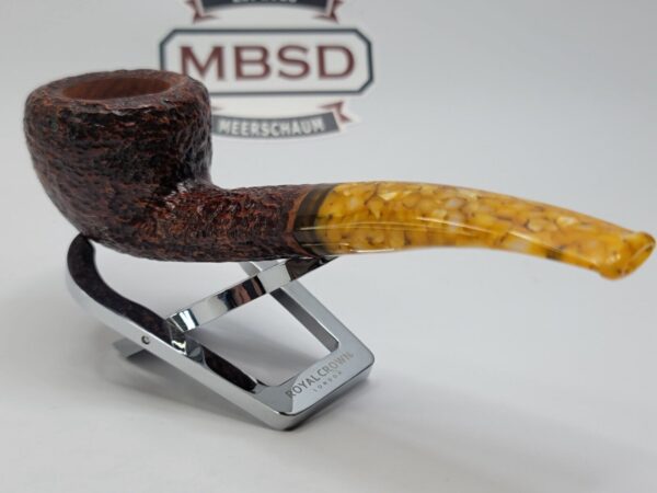 Savinelli Miele 316 KS Rusticated Bent Pot Briar Tobacco Smoking Pipe, 6mm [SOLD OUT] - Image 16