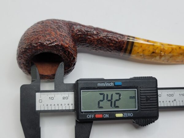 Savinelli Miele 316 KS Rusticated Bent Pot Briar Tobacco Smoking Pipe, 6mm [SOLD OUT] - Image 21