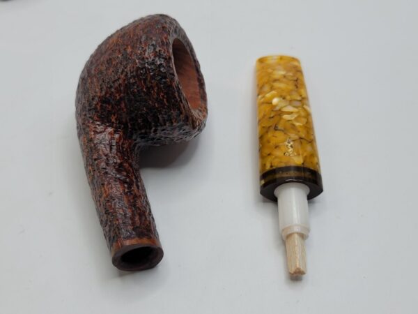 Savinelli Miele 316 KS Rusticated Bent Pot Briar Tobacco Smoking Pipe, 6mm [SOLD OUT] - Image 22