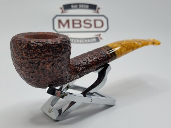 Savinelli Miele 316 KS Rusticated Bent Pot Briar Tobacco Smoking Pipe, 6mm [SOLD OUT] - Image 7