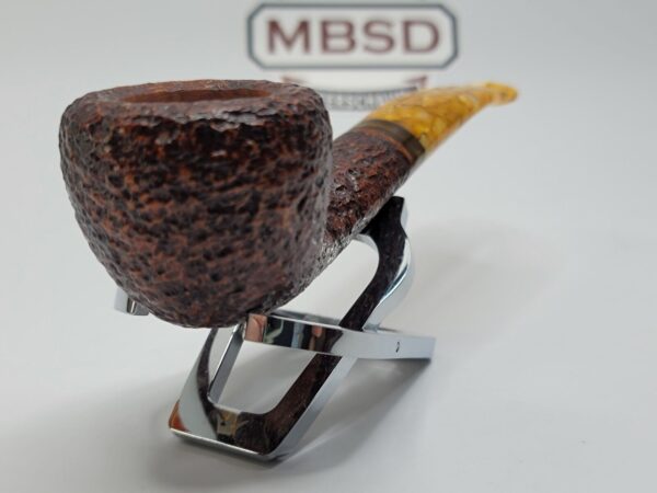 Savinelli Miele 316 KS Rusticated Bent Pot Briar Tobacco Smoking Pipe, 6mm [SOLD OUT] - Image 10