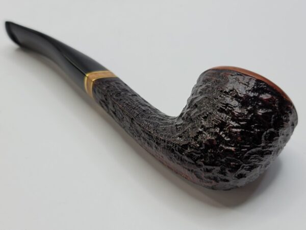 Savinelli Porto Cervo Rusticated 305 Bent Pot Briar Tobacco Smoking Pipe, 6mm [SOLD OUT] - Image 15