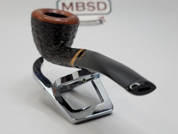 Savinelli Porto Cervo Rusticated 305 Bent Pot Briar Tobacco Smoking Pipe, 6mm [SOLD OUT] - Image 8